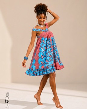 Asymmetric mini kimono/ tunic dress - chiffon beach scarf