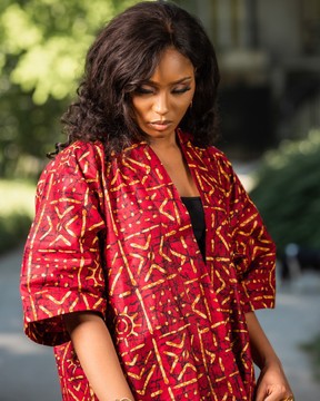 “Kady” wax kimono