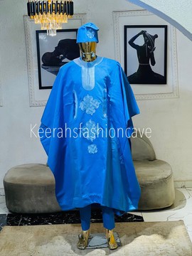 Men's agbada, African men Traditional Wear, Nigerian wear for men, African men clothing kaftan