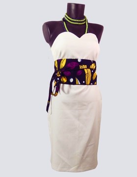 ceinture OBI en wax africain neuve fait main