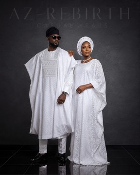 Robes assorties pour couple Tenue de Couple Africaine de Luxe – Sur Mesure