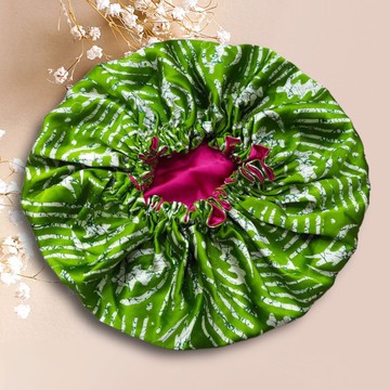 Reversible silk beanie / satin nightcap / hair accessories for women
