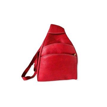 100% handmade high quality genuine leather backpack.