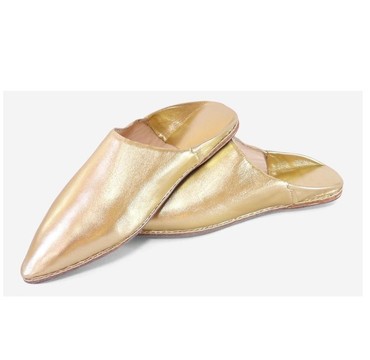 Babouche en cuir original fait main