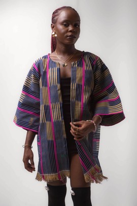 Pinkish baule cloak