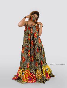 African print maxi dress | Summer Dress | Ankara Pregnant Gown| Gift For Her