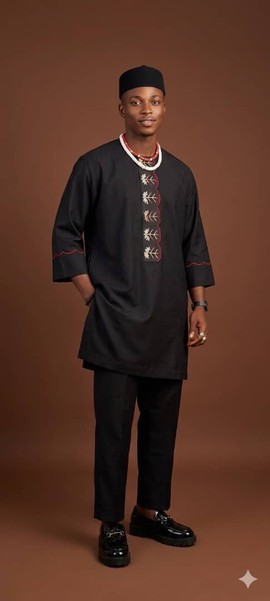 Black Two Piece Male Wear That Stand Out
