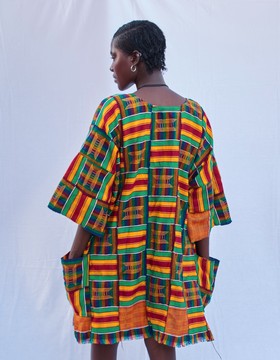 Quick Trip Kente Cloak (Pre-Order)
