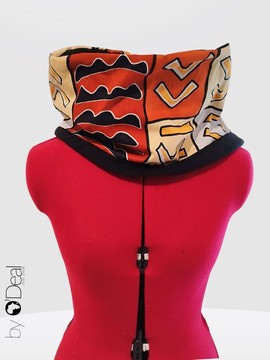 Écharpe Snood modulable en polaire / wax