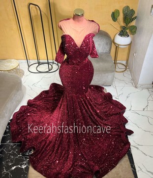 Long sequin evening dress , prom dresses , sequin dresses, evening gowns