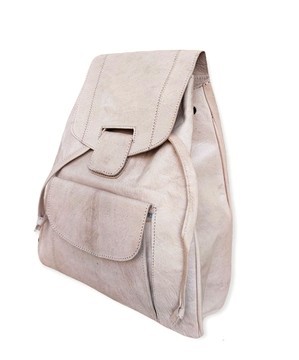 100% handmade high quality genuine leather backpack.