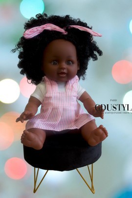 Black doll "Ama"