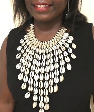 Collier coquillage cauri / collier coquillage / collier tribal / bijoux africains / cadeau pour elle