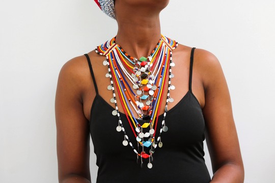 Masai wedding necklace, African wedding necklace, Masai jewelry, Christmas gift for her