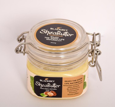 Blacksky Ivory Premium Raw -Shea Butter (200g)