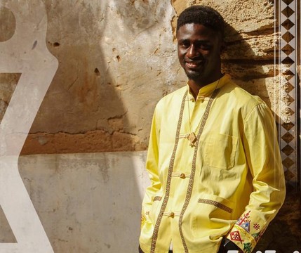 Traditional yellow Berber shirt