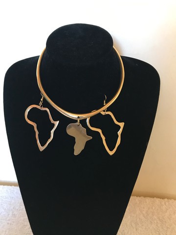 Collier en laiton / tour de cou en laiton / collier de déclaration