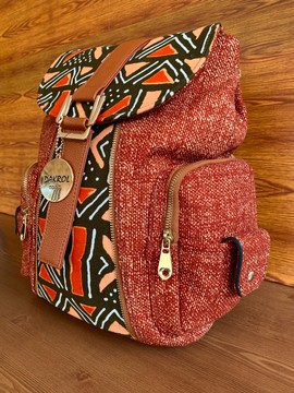 Bogolan Caramel Backpack