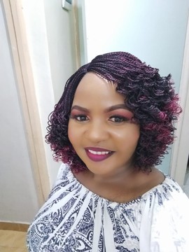 Synthetic wigs, braided wig, twisted hair wigs,twisted wig,