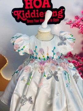 Robe de bal de luxe pour petite princesse, robe pour bébé fille, robe d’anniversaire, robe de bal pour enfant