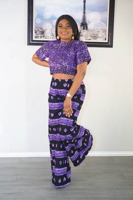 ODERE MULTI COLORED ANKARA PRINT SET