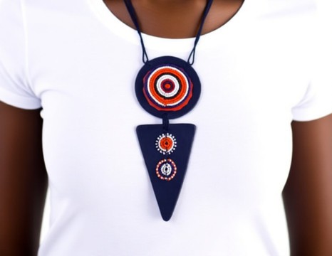 Collier masaï en perles