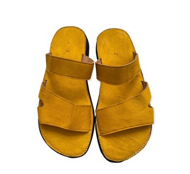 Sandale en vrai cuir Marron mode homme de très haute qualité