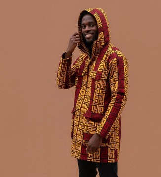 Ankara long bomber jacket