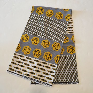 African Print Ankara Multicolor Fabric - 1 Yard
