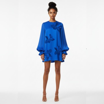 Shaffy-Blue Petal Dress