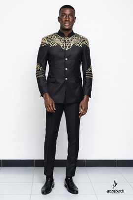 Men's embroidered suit