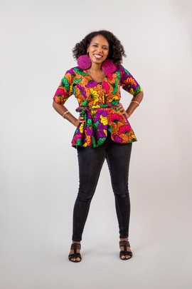 Eno Peplum Top Eno Peplum Top |Ankara Top| Ankara 2024 trending Style| Gift For Her