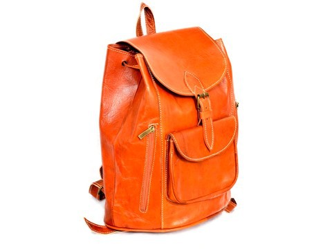 Genuine leather backpack