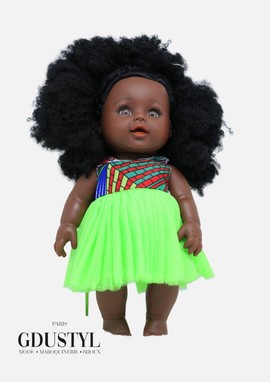 "Linguère Kayla" black doll