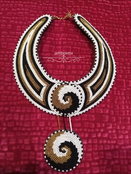 African big Maasai necklace, statement beaded necklace,Big choker necklace