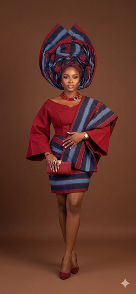 Women's Contemporary Traditional Co-ord Set