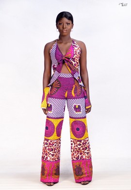 Ankara women two piece, african wax print dress set, african women crop top and pants