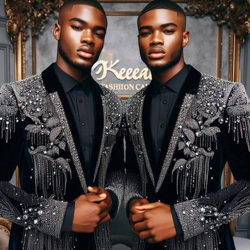 Bespoke men’s wedding suit, suit for men, prom suit jacket and trousers