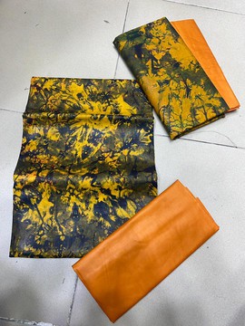 Cotton Tie and dye Adire Kampala ADIRE/BATIK 5 yards