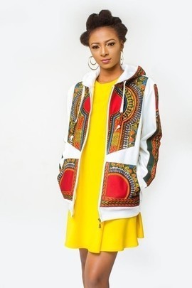 Veste imprimée africaine, veste Dashiki, veste Ankara, veste unisexe