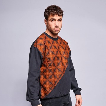 Black Skills cotton sweatshirt