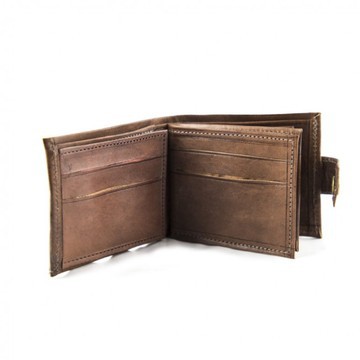 Original brown leather wallet