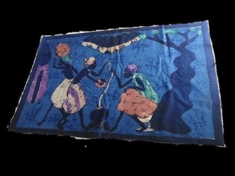 tableau batik seine du village021