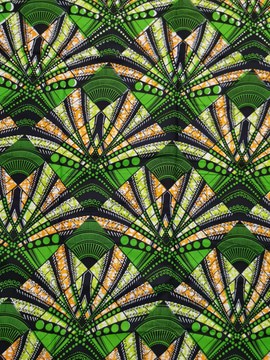 Tissu wax africain Ankara fabric imprimée wax motif: