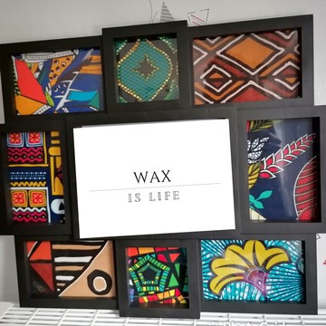Cadre photo wax
