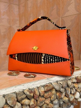 Wax fabric bag
