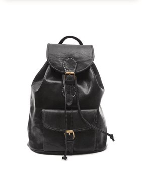100% handmade high quality genuine leather backpack.
