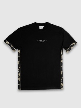 Ouaga "2 in 1" black t-shirt