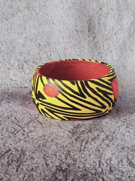 YEMOJA "L" bracelet in WAX fabric-loincloths