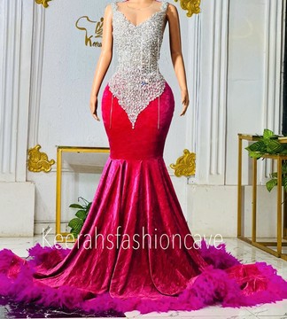 Long embellished sequin prom dress , formal graduation dress, evening gowns